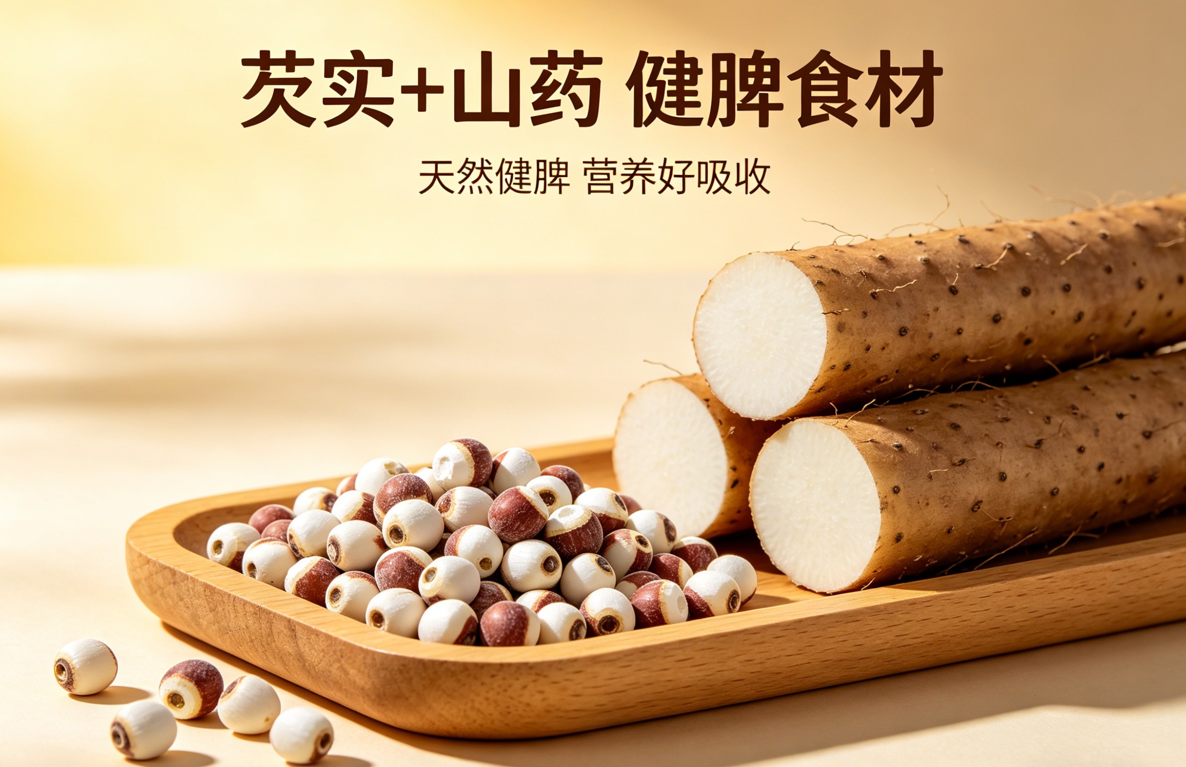 芡实 山药 健脾根茎食材